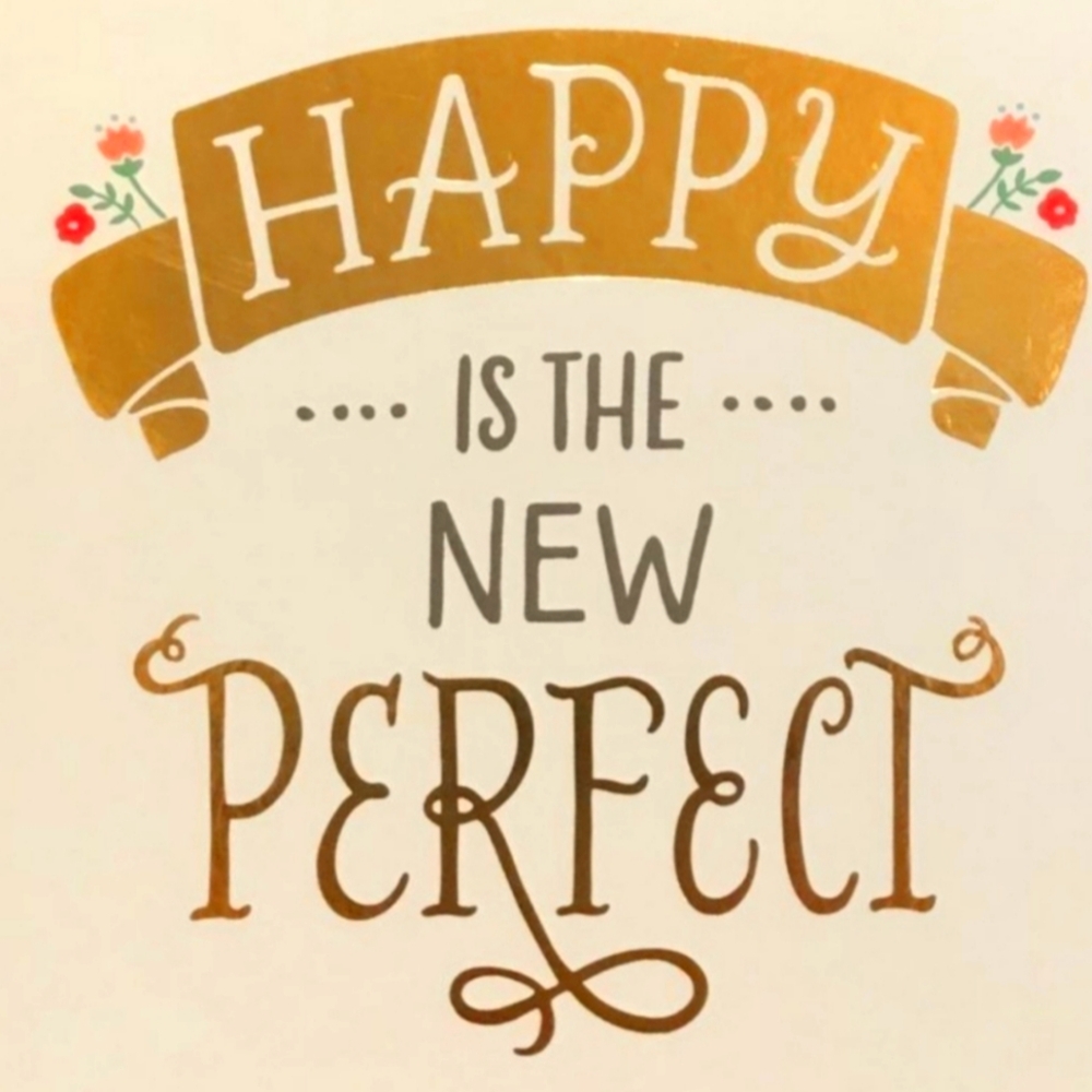 𝅺HAPPY is the New perfect and other words of joy 😊- book from Hallmark